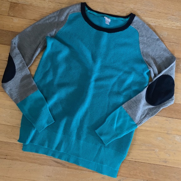 jcpenney Sweaters - Teal/navy/gray sweater size medium
